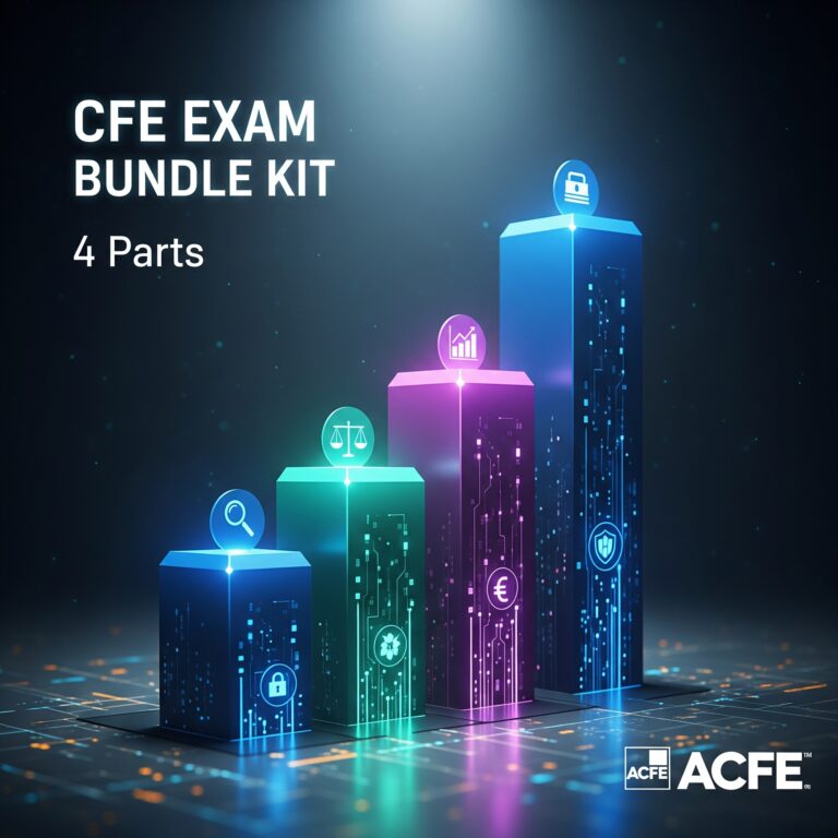 Certified Fraud Examiner (CFE) Exam Preparation: Comprehensive 4-Parts Bundle