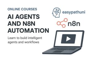Online courses for AI agents and n8n automation with hands-on workflow training.