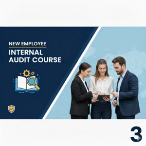 Internal audit training for new employees with digital tools and collaborative learning.