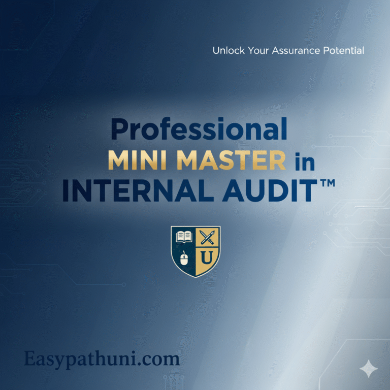 Professional Mini Master in Internal Audit ™