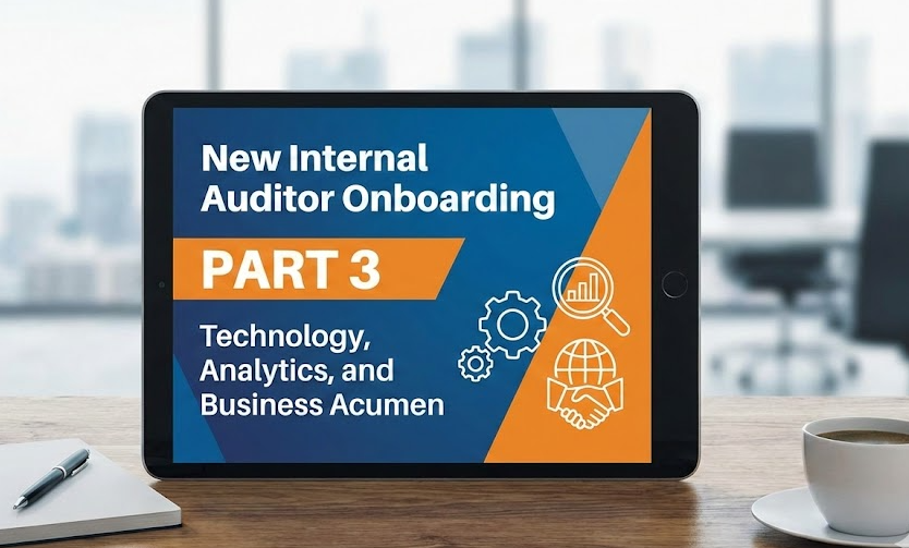 New Internal Auditor Onboarding – Part 3 IT, Data Analytics, and Business Knowledge for Internal Auditors