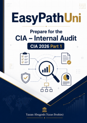 EasyPathUni CIA 2026 Part 1 internal audit study guide cover.